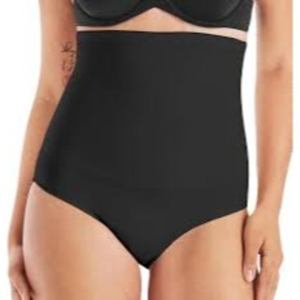 Maidenform Firm Control Shapewear High Waist Brief, Black, Size XL